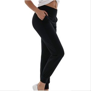 High Waist Yoga Joggers with Pockets Lounge Pants